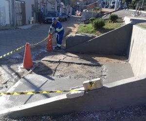 Comunidade Santa Cruz 2, no centro de São José, recebe melhorias