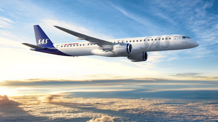 SAS anuncia compra de 55 jatos da Embraer E195-E2
