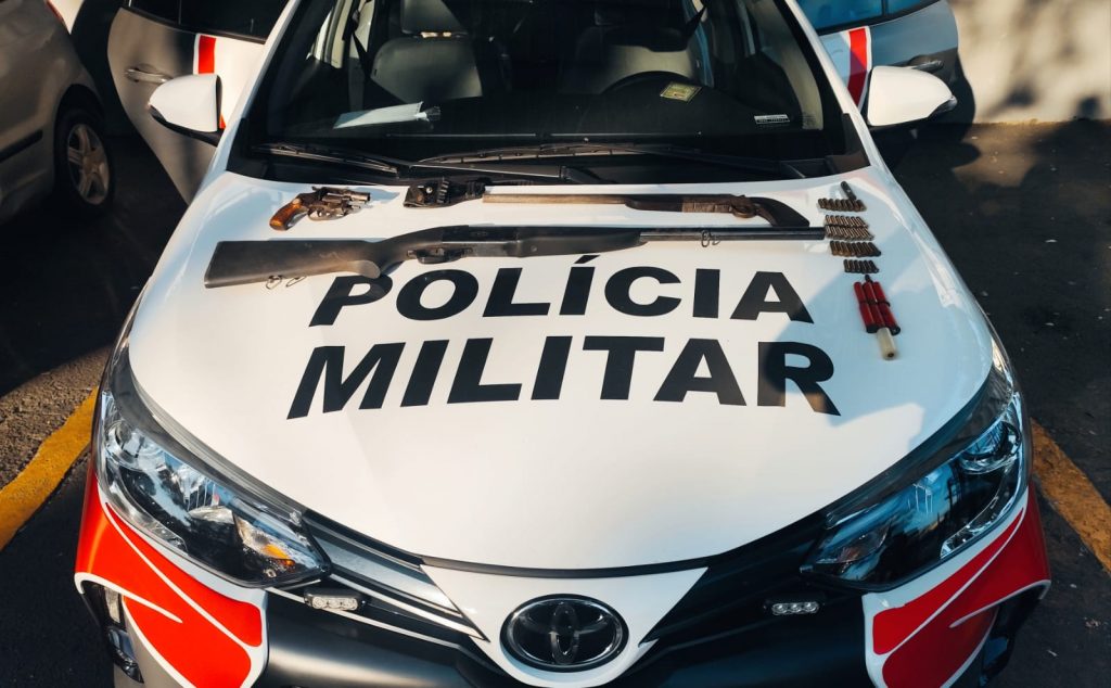 Polícia apreende 3 armamentos ilegais na zona sul de São José dos Campos