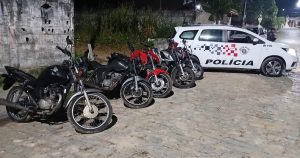 PM recupera 5 motocicletas furtada e apreende 2 jovens em Jacareí