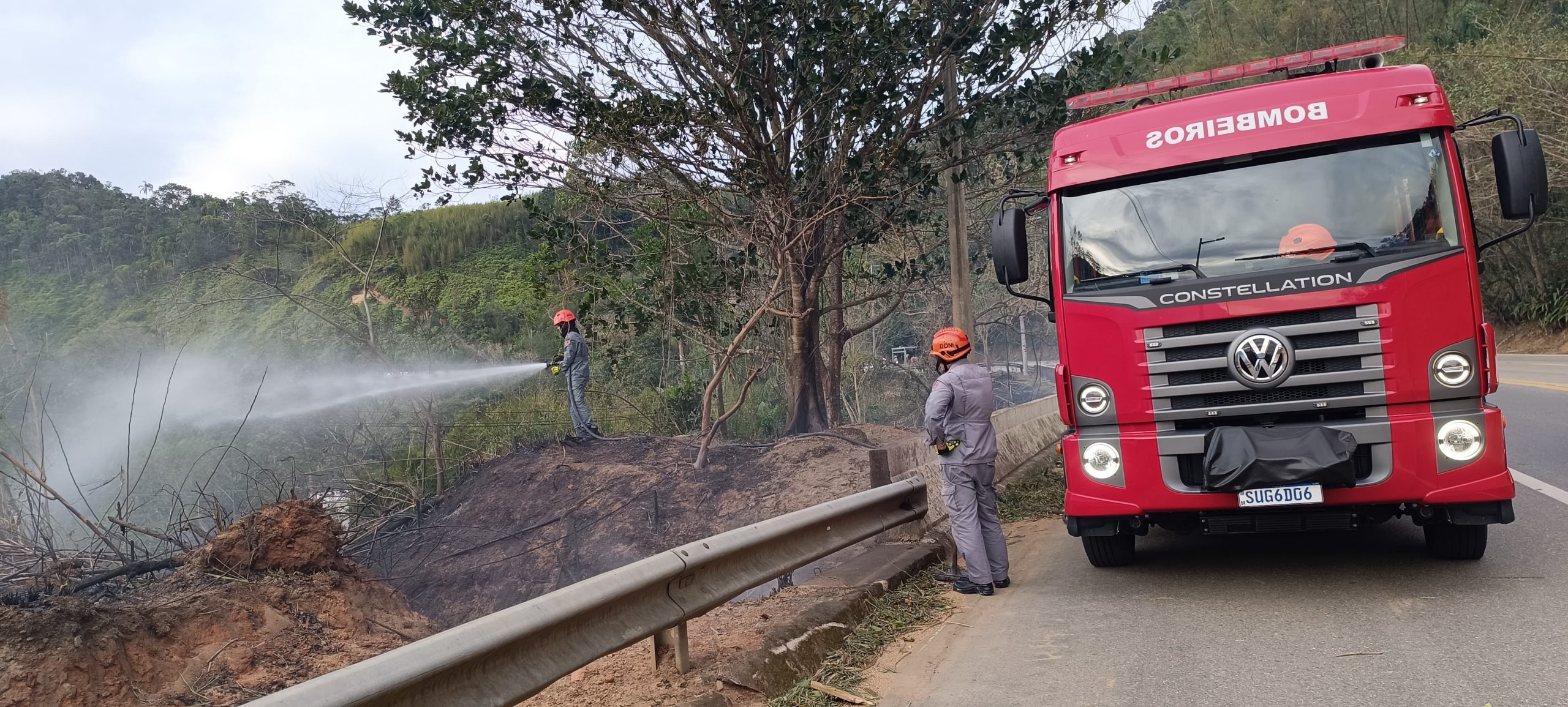 Caraguatatuba registrou 2 incêndios em vegetações em menos de 10h