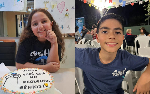 Alunos da RM Vale vão no programa Pequenos Gênios na Globo