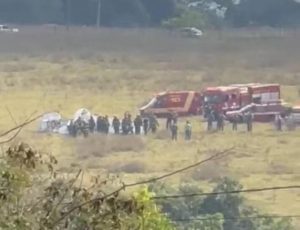 Avião cai em São José do Rio Preto e mata aluno e piloto durante voo de instrução