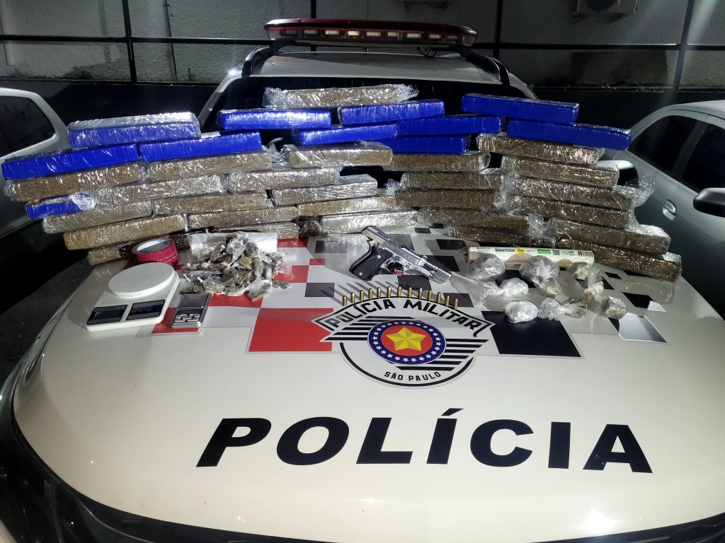 Tentativa de homicídio e apreensões de arma e 34 kg de drogas na zona leste 