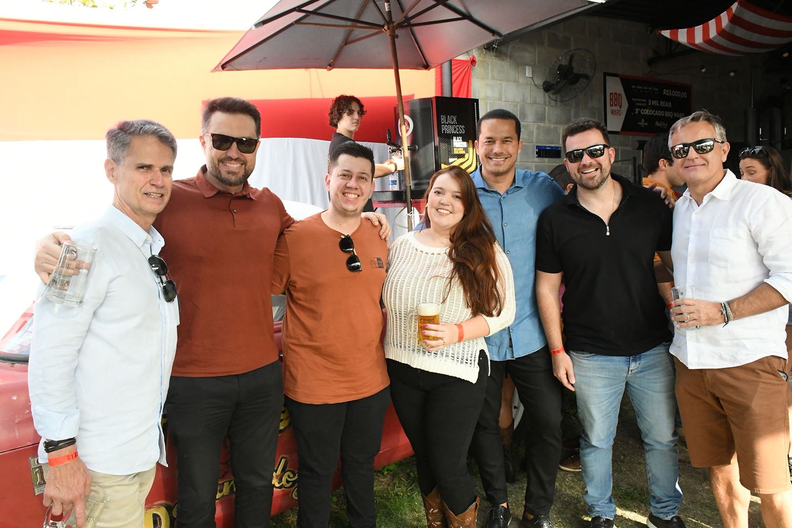 Alcindo Silveira, Rodrigo Cabral, Luan Augusto, Paloma Dias e Mauro Costa