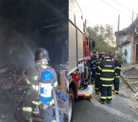 Corpo carbonizado é encontrado no interior de uma residência após incêndio em Caraguatatuba 