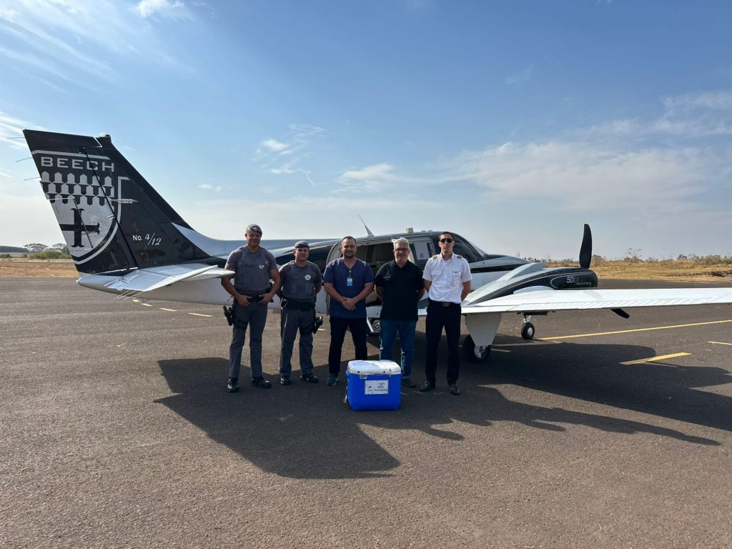 Aviação Solidária leva fígado de Votuporanga a São José dos Campos para transplante