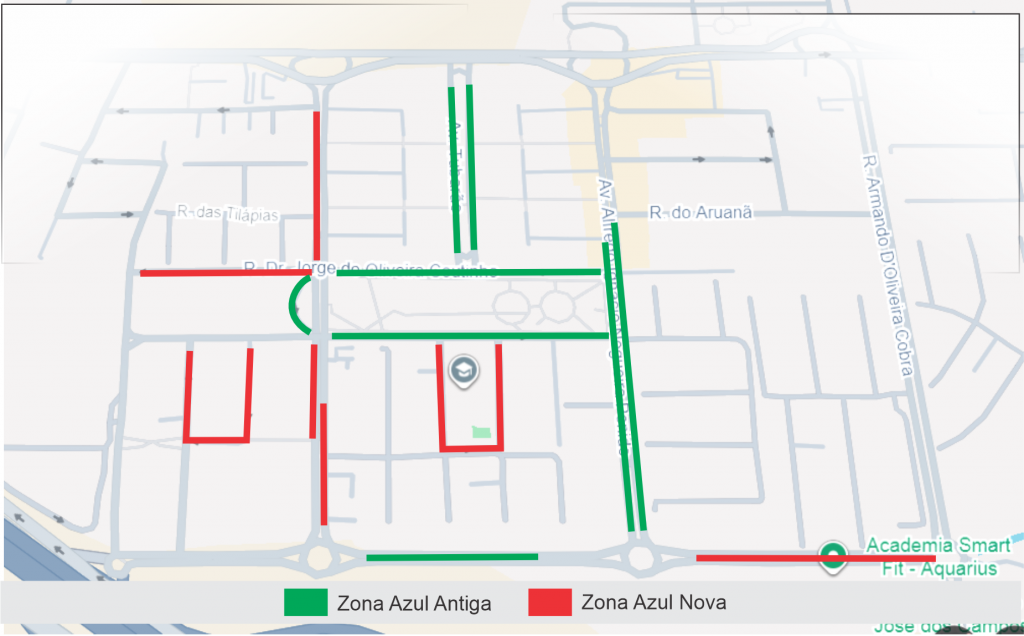 Jardim Aquarius ganha mais 287 vagas de Zona Azul