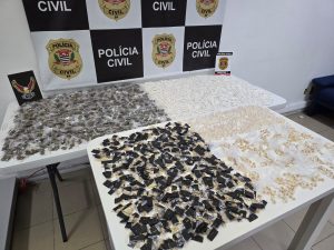 Polícia Civil apreende mais de 3 mil porções de drogas em operação na Vila Maria em São José dos Campos