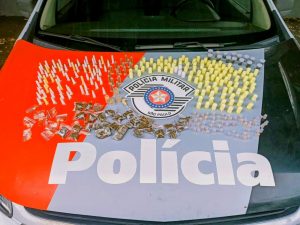 Meio quilo de drogas apreendido e traficante preso na zona norte!