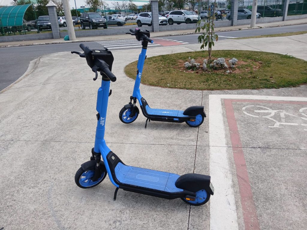 Patinetes elétricos chegam à região leste de São José dos Campos
