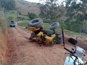 Tragédia em Cunha; Homem morre em acidente com trator!
