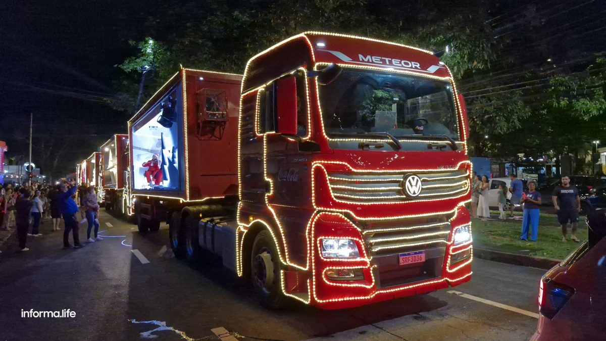 Carreata da Coca-Cola percorre ruas de São José dos Campos