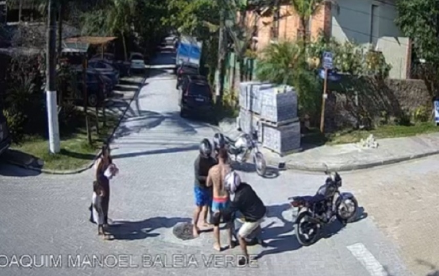 Surfista e família são assaltados em plena luz do dia na Praia da Baleia, em São Sebastião