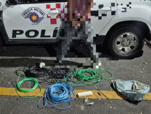 Furto de fios termina com prisão na Vila Adyana, em São José dos Campos