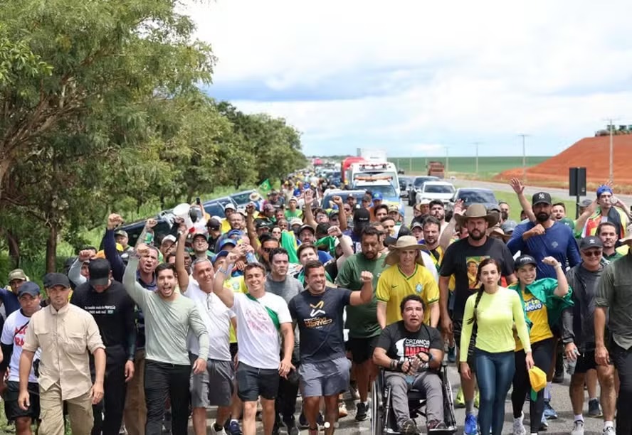 Praça Afonso Pena, Caminhada da Liberdade, Nikolas Ferreira, ato simultâneo