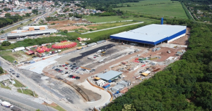 Obras do novo supermercado na zona leste atingem 80% de conclusão!