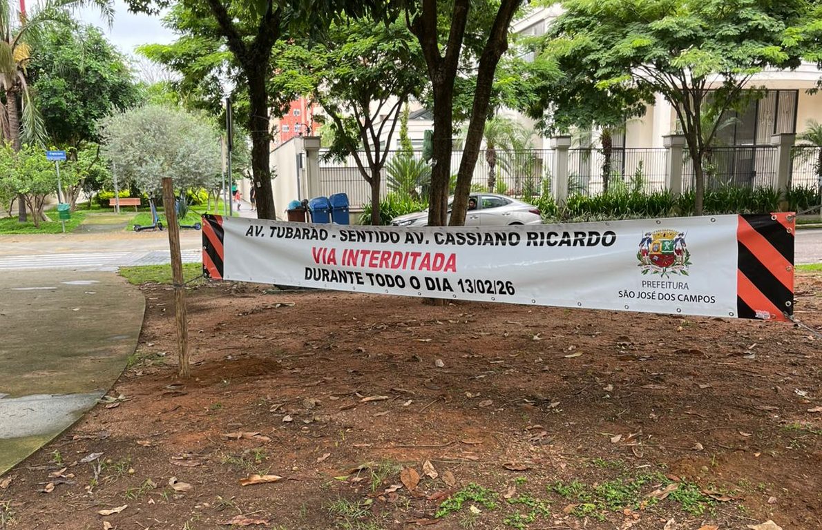 Avenida Tubarão no JArdim Aquarius será interditada para maior concretagem da história do Vale