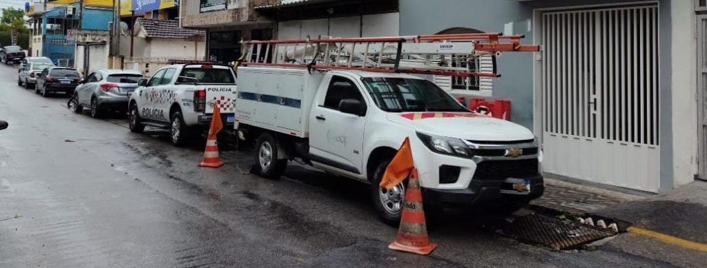 Operação da Polícia com apoio da EDP flagra furto de energia em hotel no bairro Santa Rita, em Aparecida