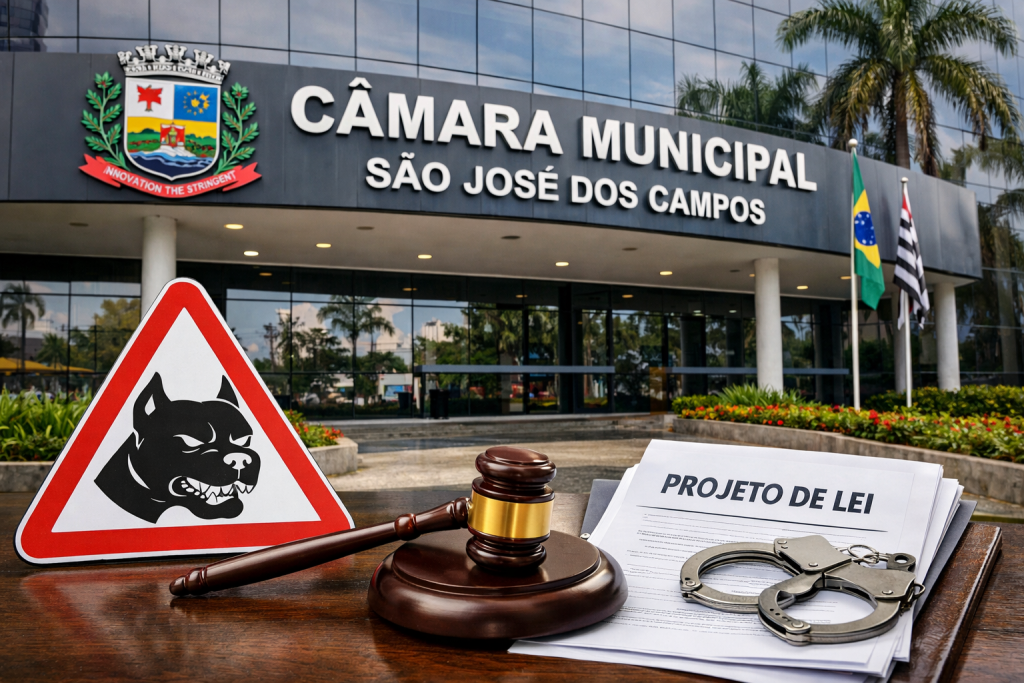 Projeto de lei quer proibir pitbulls em São José dos Campos após morte de idosa