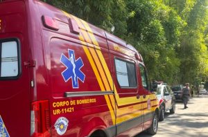 Mulher de 29 anos foi socorrida após agressão no bairro Ipiranguinha, em Ubatuba