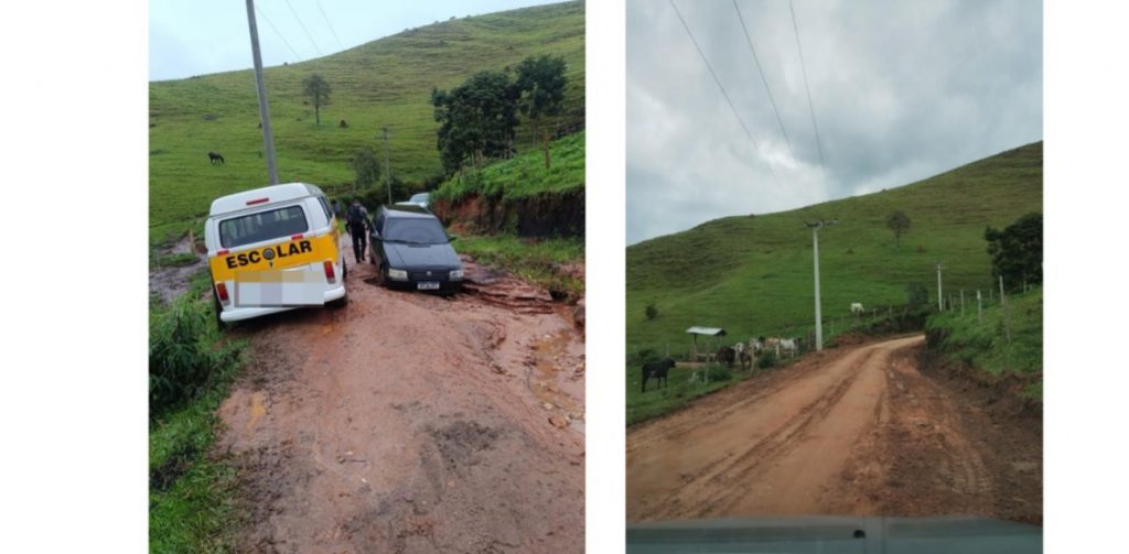 Estrada da Bocaina, em Cunha, foi recuperada após chuvas e acesso à escola foi restabelecido