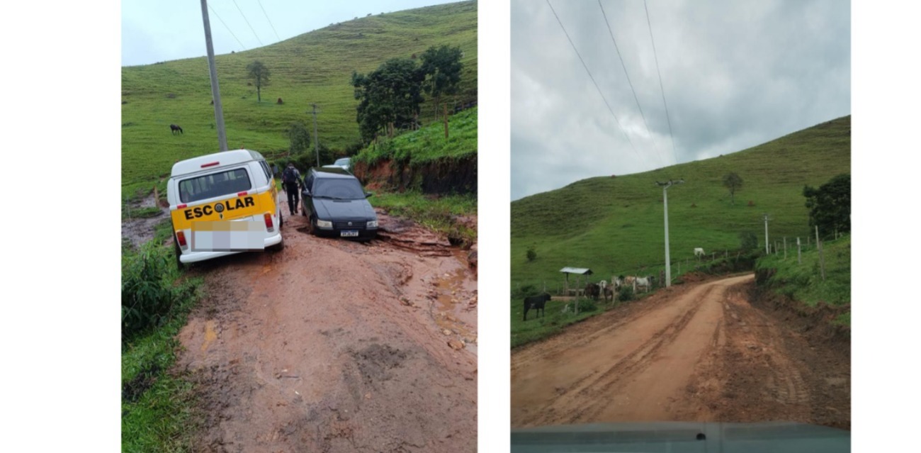 Estrada da Bocaina, em Cunha, foi recuperada após chuvas e acesso à escola foi restabelecido
