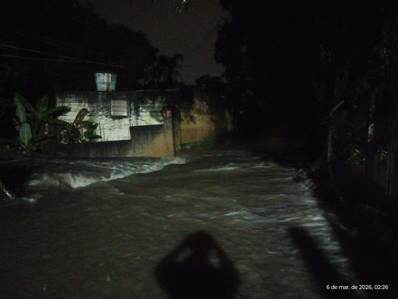 Chuvas em Guaratinguetá causam alagamentos e falta de água/ Foto: Prefeitura de Guaratinguetá 