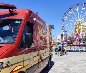 Idosa de 70 anos ficou ferida após queda de patinete