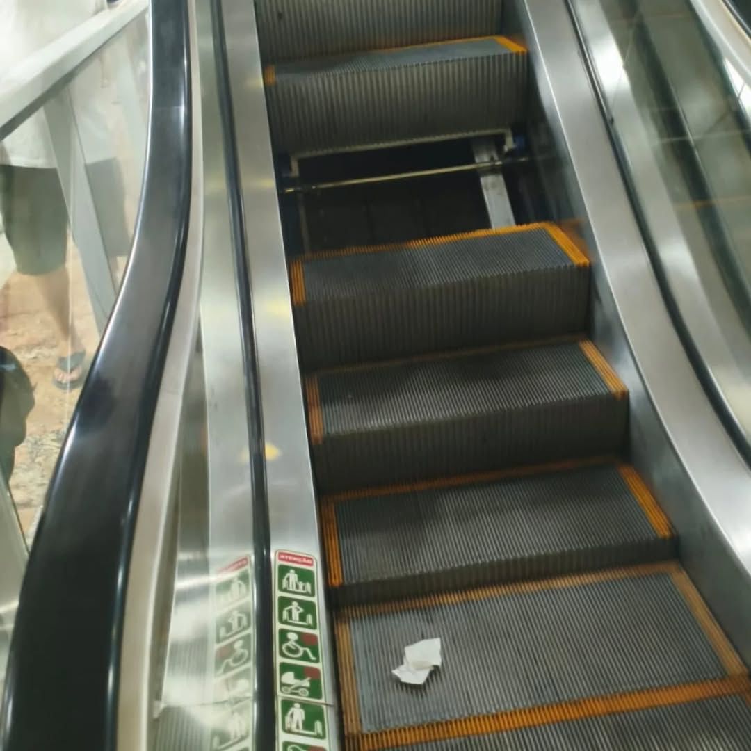 acidente escada rolante, São José dos Campos, Busca Busca, segurança em equipamentos