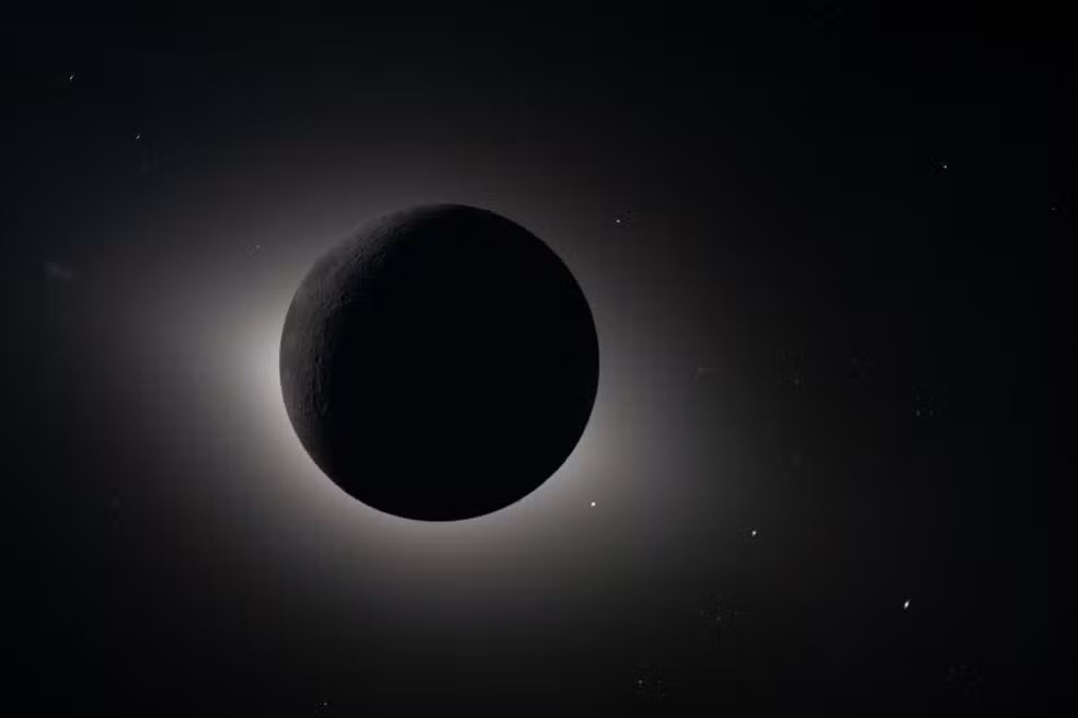 Lua eclipsa totalmente