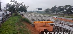 Obras no Vidoca provocam interdições e desvios na Via Dutra durante a noite