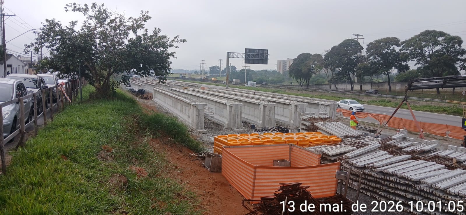 Obras no Vidoca provocam interdições e desvios na Via Dutra durante a noite