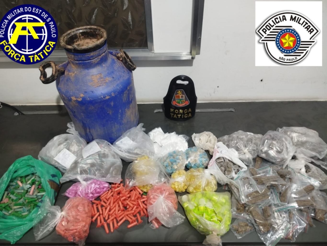 Polícia Militar realiza prisões e apreende drogas em cidades do Vale do Paraíba