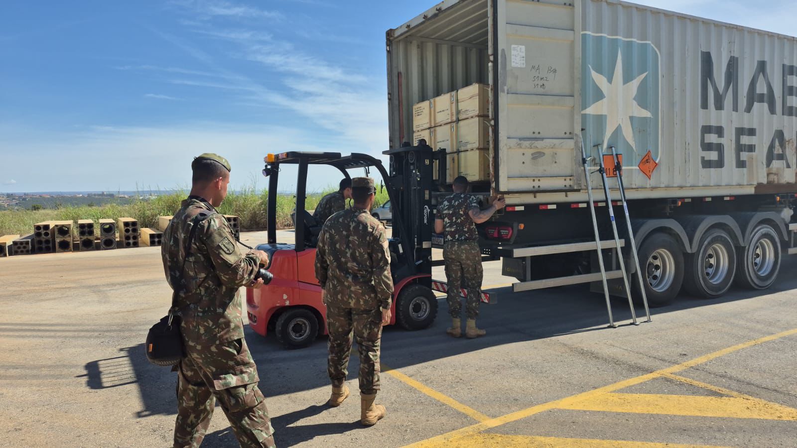 SIATT entrega primeiro lote de mísseis MAX ao Exército Brasileiro em Formosa