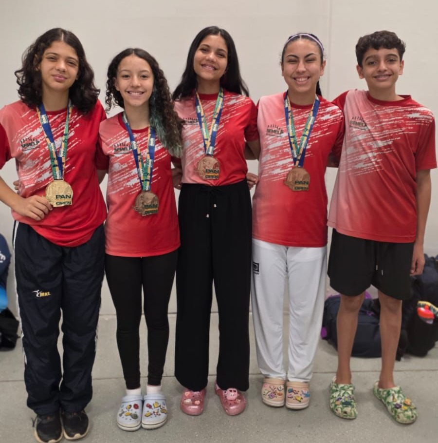 Pindamonhangaba conquista quatro medalhas no Pan-Americano Open 2026