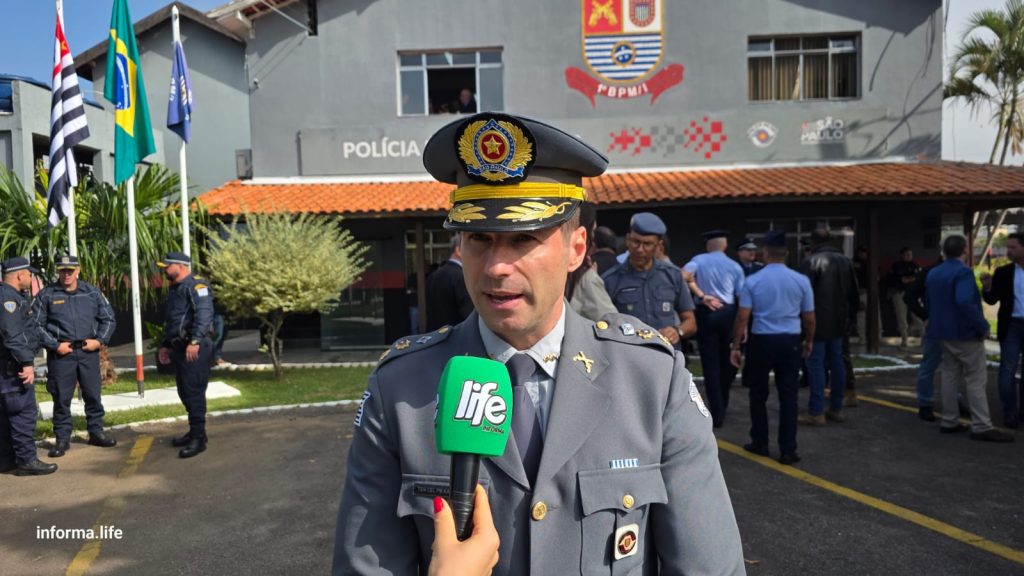 Solenidade celebrou os 55 anos de atuação do 1º BPM/I em São José dos Campos nesta quinta-feira (14).