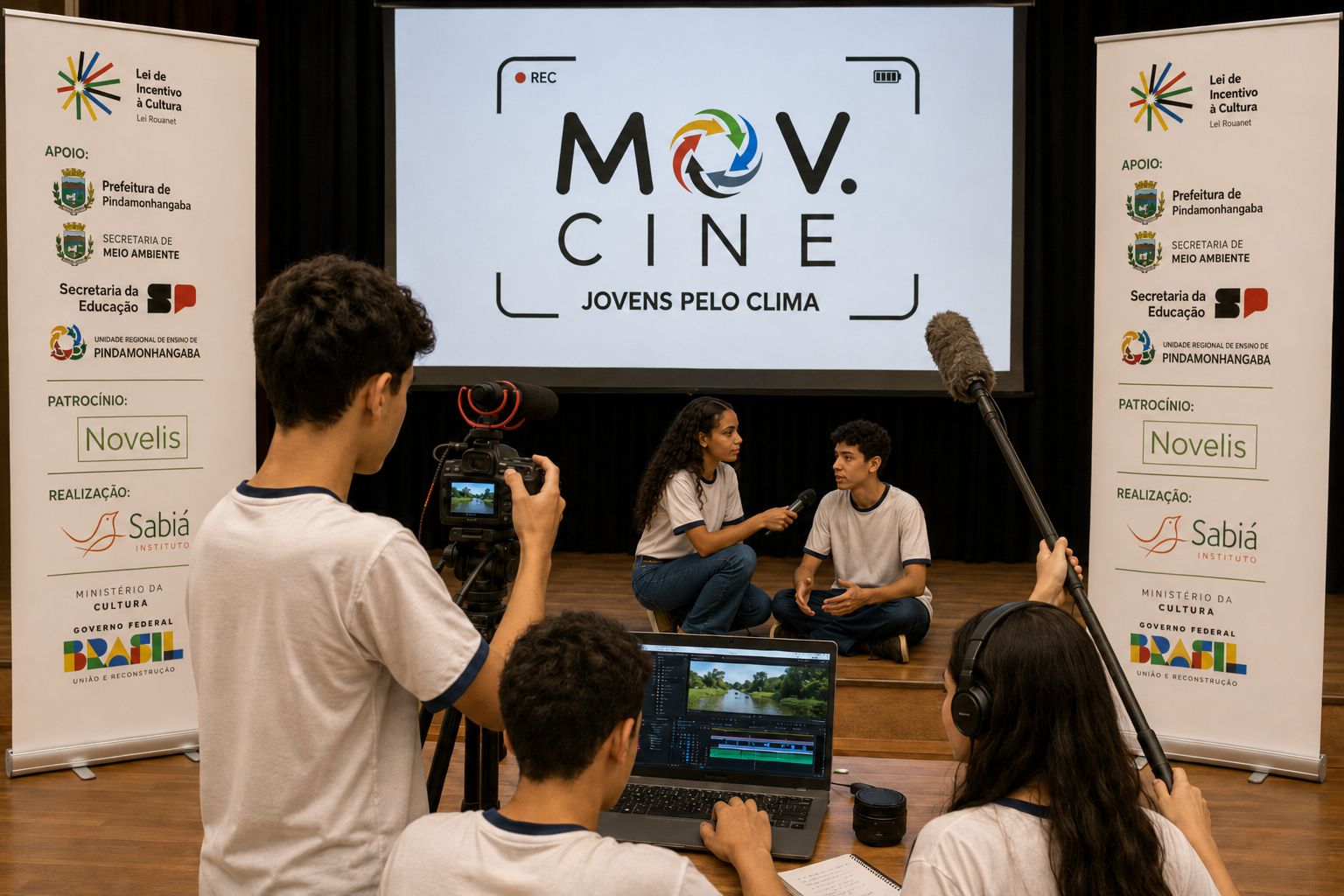 Projeto Mov.Cine utilizará o audiovisual para conscientizar jovens sobre questões ambientais em Pinda