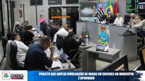 sessão da Câmara Municipal de Lorena