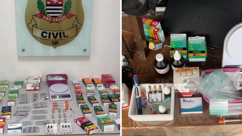 Operação apreendeu medicamentos irregulares e anabolizantes em São Sebastião.