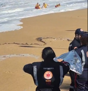 Turista morre afogado em Boiçucanga, em São Sebastião, após ser arrastado por corrente