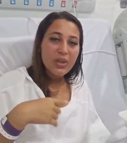 “Fiquem com Deus. Estou melhorando. Estou com muita dor no corpo e na garganta. Fiquem com Deus, obrigado pelas orações”, disse Bruna