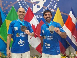 Atletas do Judô São José conquistaram bronze no Pan-Americano de kata no Equador