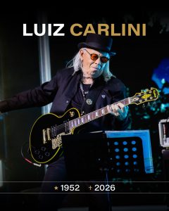 Lenda da guitarra nacional, Luiz Carlini morre aos 73 anos!
