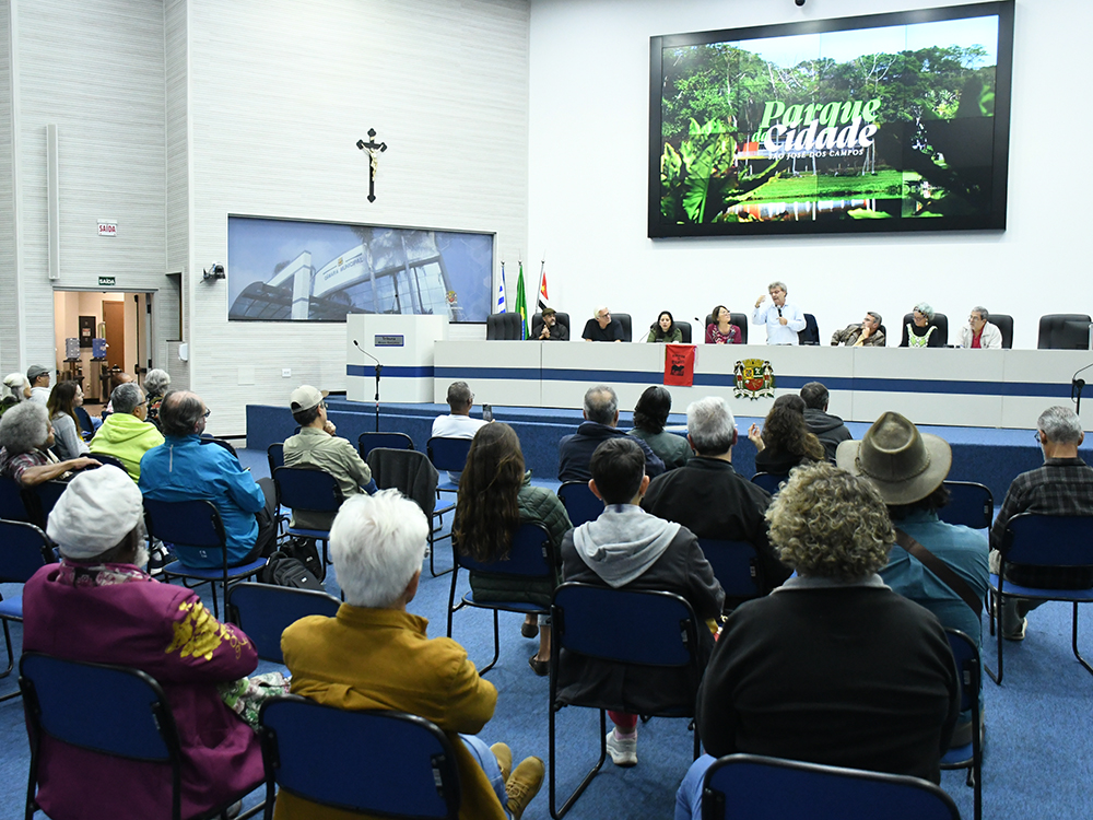 Comissão de Meio Ambiente da Câmara de São José dos Campos realizou uma reunião pública sobre a Concessão do Parque da Cidade/ Foto: Flávio Pereira/CMSJC