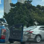 Acidente na Avenida Eduardo Cury causa interdição parcial