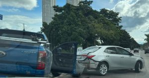 Acidente na Avenida Eduardo Cury causa interdição parcial