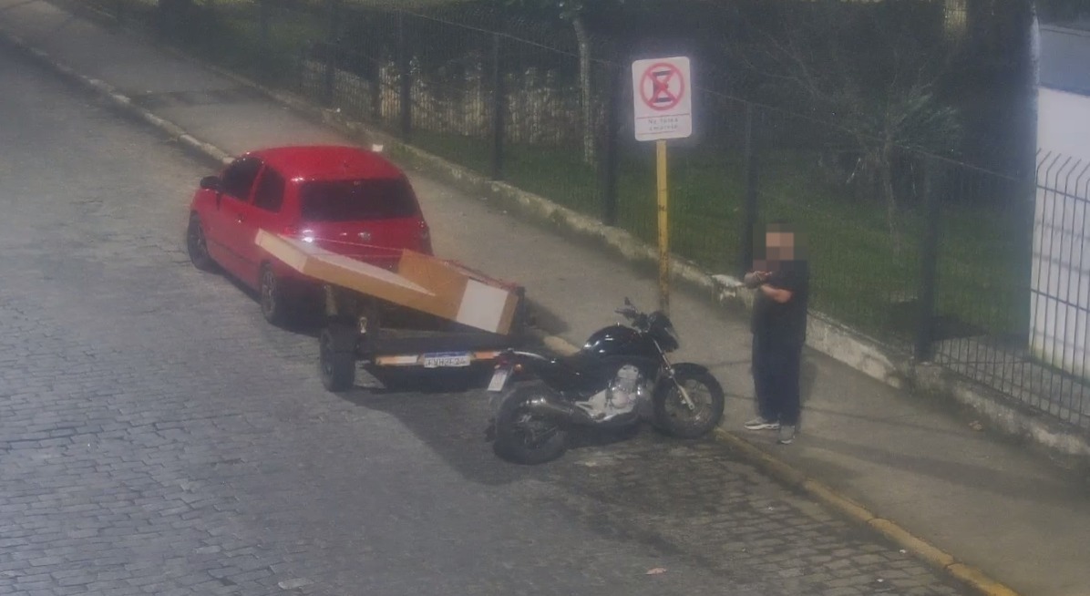 Motocicleta furtada foi localizada pela GCM com apoio do Centro de Segurança