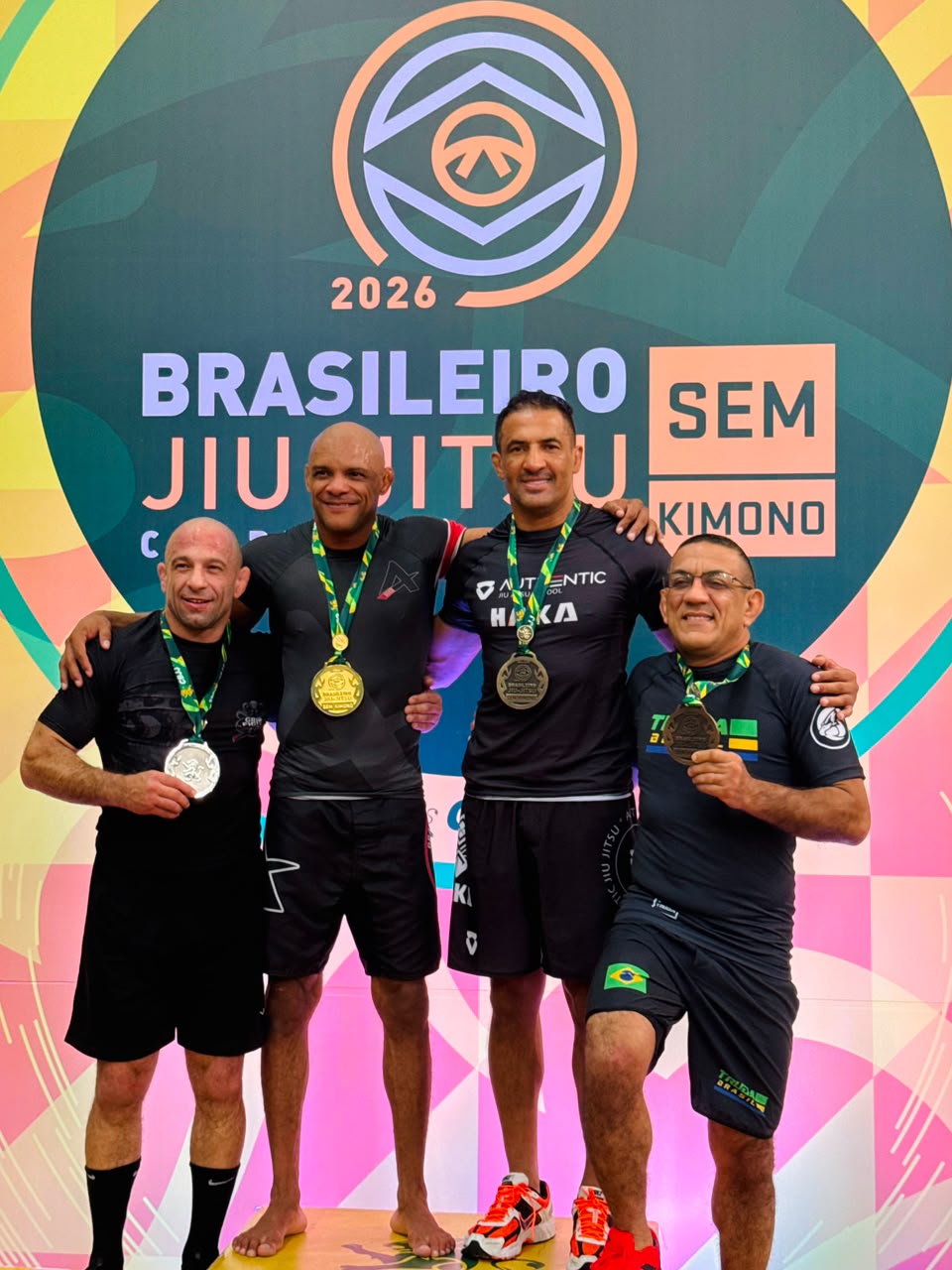 Júnior Bispo conquistou o terceiro lugar no Campeonato Brasileiro de Jiu-Jítsu No Gi
