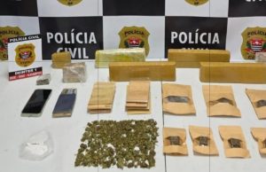 Polícia Civil prende suspeito com maconha e cocaína na zona leste de São José nesta segunda!